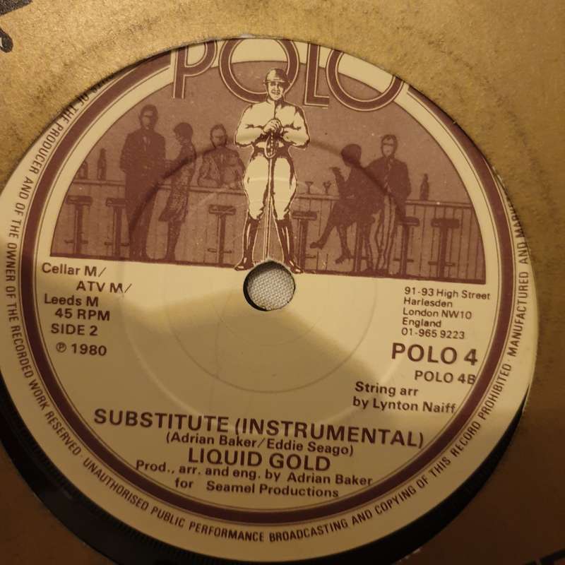 Liquid Gold  Substitute - Vinyl 7" Record - Very-Good+ Quality (VG+)