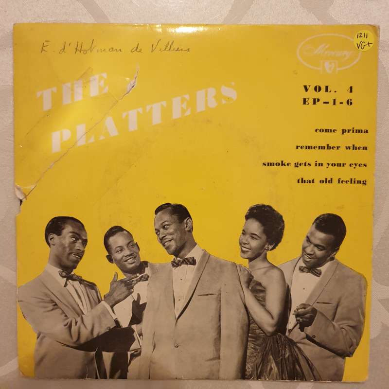 The Platters - Vinyl 7" Record - Very-Good+ Quality (VG+)
