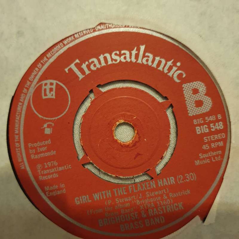 Brighouse & Rastrick Brass Band  The Floral Dance - Vinyl 7" Record - Very-Good+ Quality (VG+)
