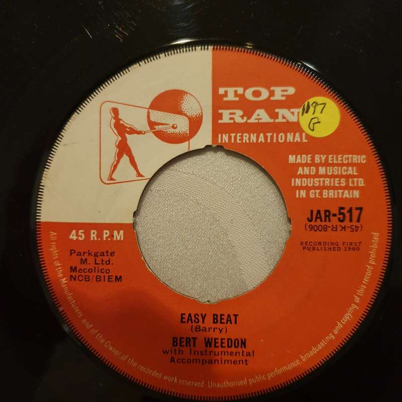 Bert Weedon  Sorry Robbie / Easy Beat - Vinyl 7" Record - Good Quality (G)