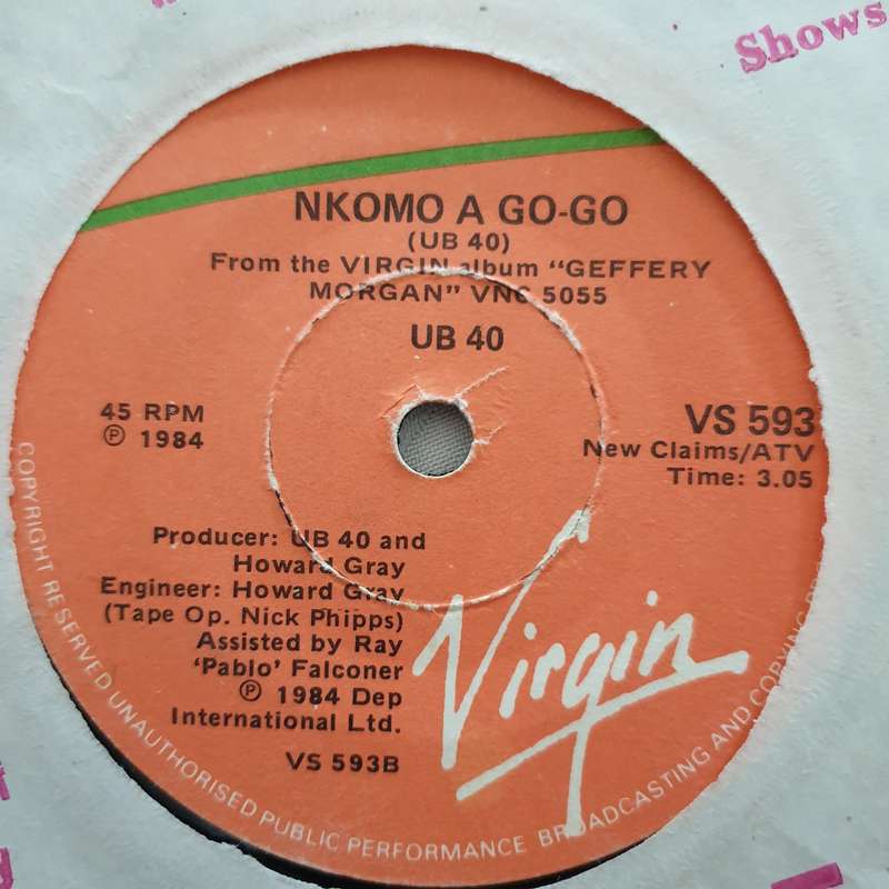 UB40  If It Happens Again - Vinyl 7" Record - Opened  - Very-Good Quality (VG)