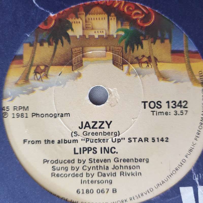 Lipps Inc - Designer Music - Vinyl 7" Record - Very-Good+ Quality (VG+)