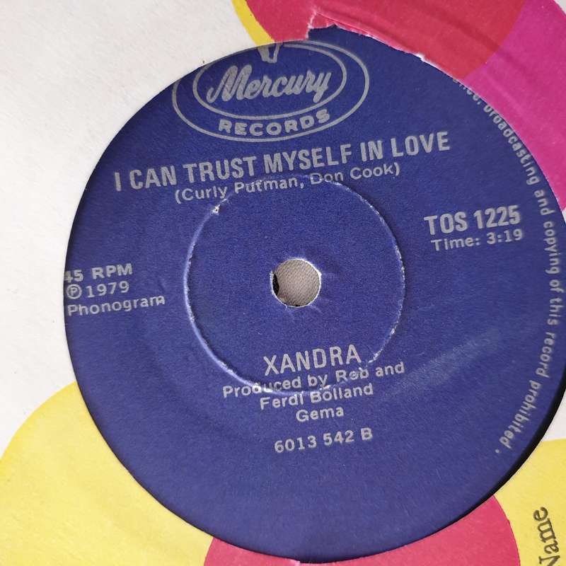 Xandra  It Hurts To Be In Love / I Can Trust Myself In Love - Vinyl 7" Record - Very-Good+ ...