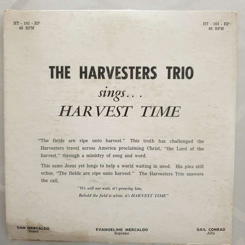 Harvesters Trio - Vinyl 7" Record - Opened  - Very-Good Quality (VG)