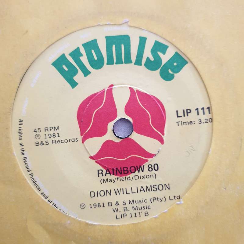 Dion Williamson - Easy Money - Vinyl 7" Record - Very-Good+ Quality (VG+)