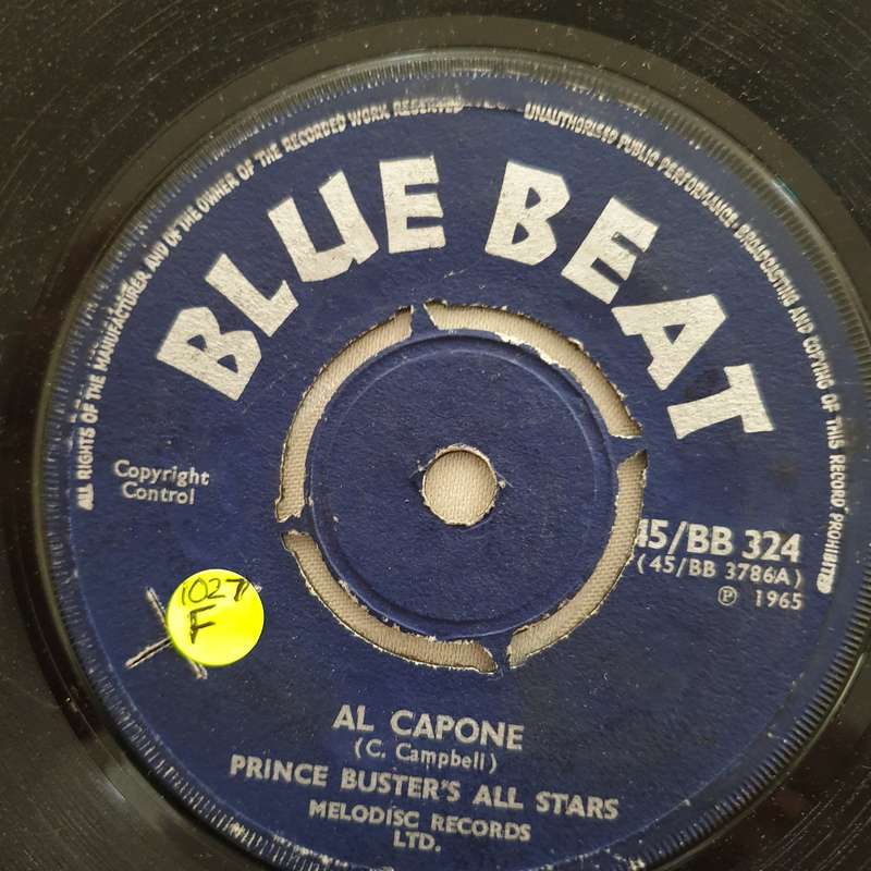 Prince Buster's All Stars  Al Capone - Vinyl 7" Record - Opened  - Fair Quality (F)