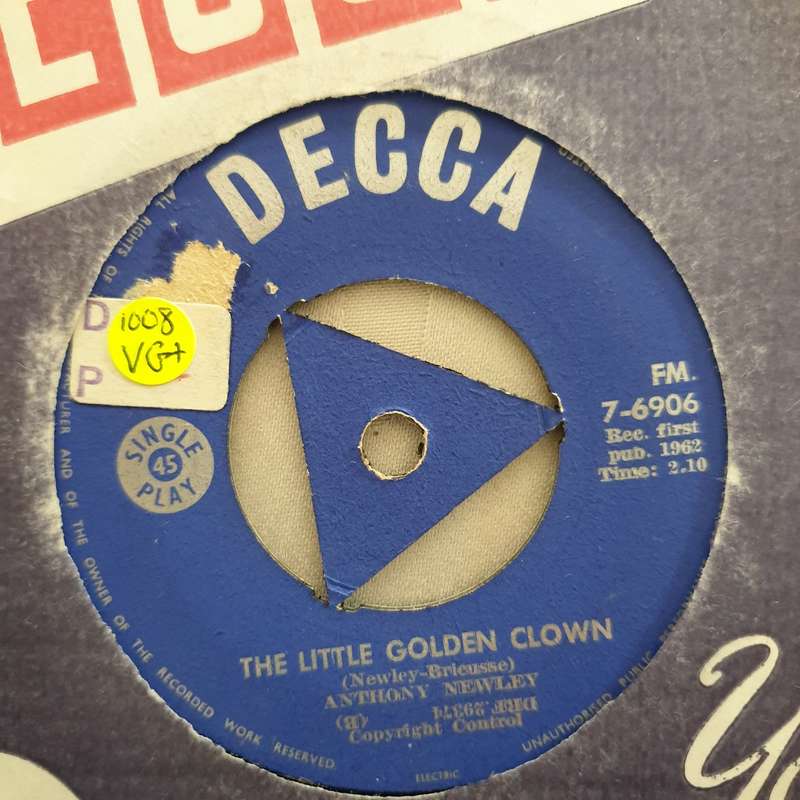 Anthony Newley  That Noise - Vinyl 7" Record - Very-Good+ Quality (VG+)