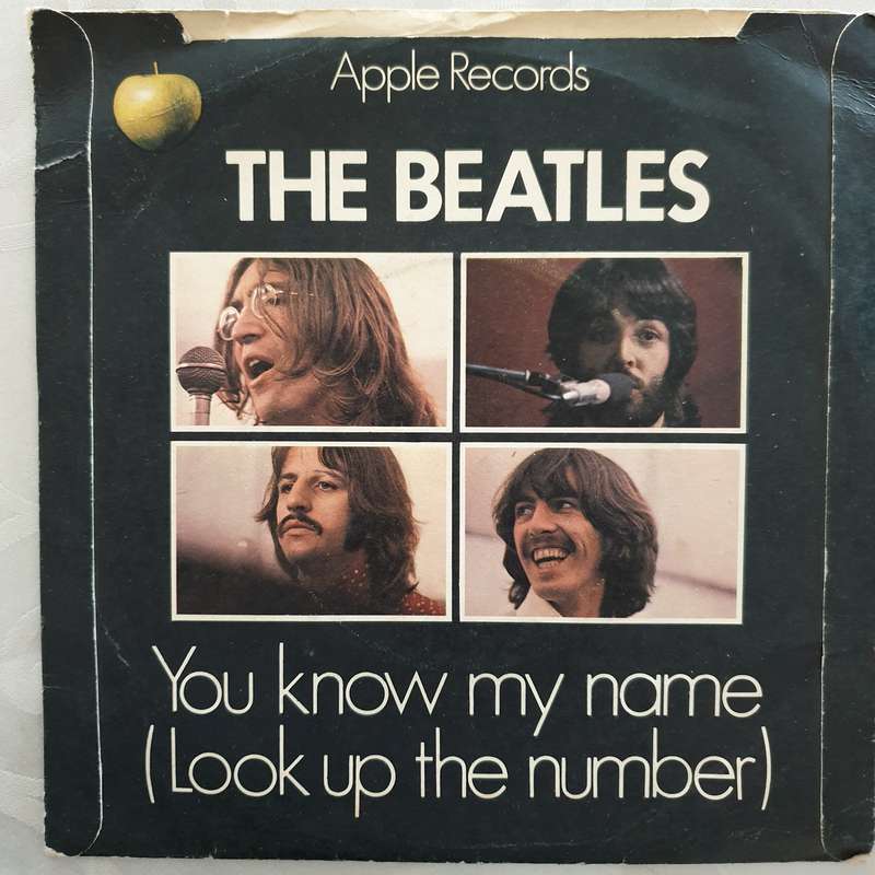 The Beatles  Let It Be - Vinyl 7" Record - Very-Good+ Quality (VG+)