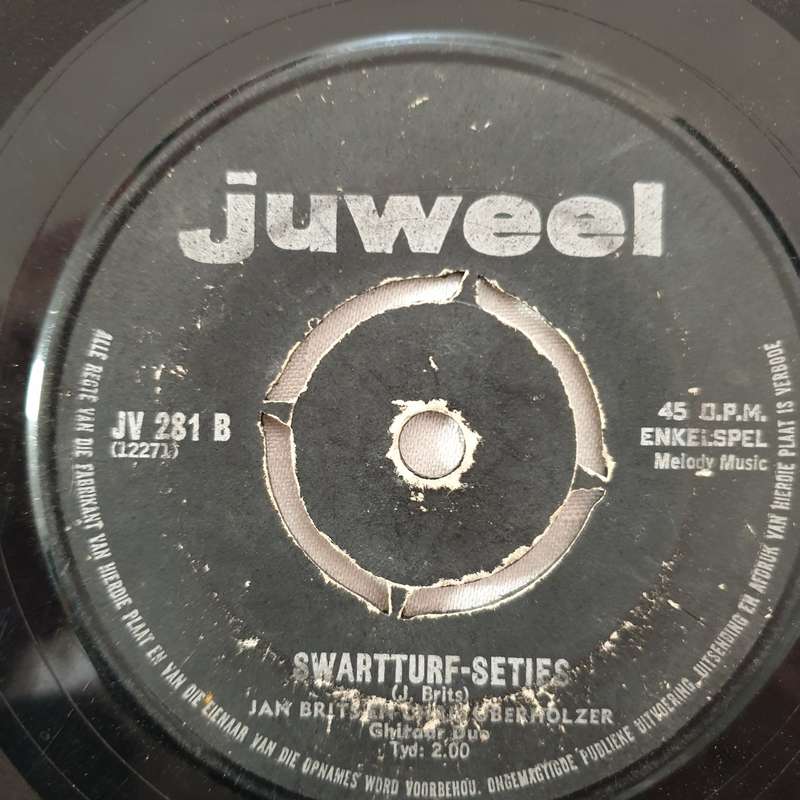Jan Brits En Chris Oberholzer - Vinyl 7" Record - Good Quality (G)