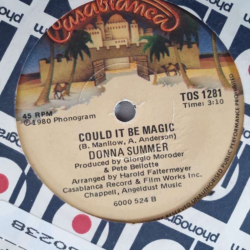 Donna Summer  Walk Away - Vinyl 7" Record - Opened  - Very-Good Quality (VG)