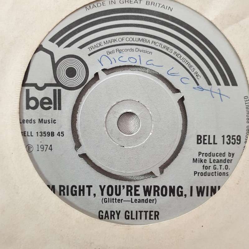 Gary Glitter  Always Yours - Vinyl 7" Record - Very-Good- Quality (VG-)
