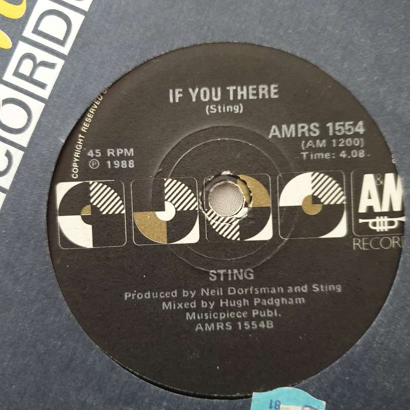 Sting  Englishman In New York - Vinyl 7" Record - Opened  - Very-Good Quality (VG)