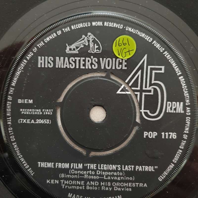 Ken Thorne And His Orchestra, Ray Davies  Theme From Film "The Legion's Last Patrol" (Conce...