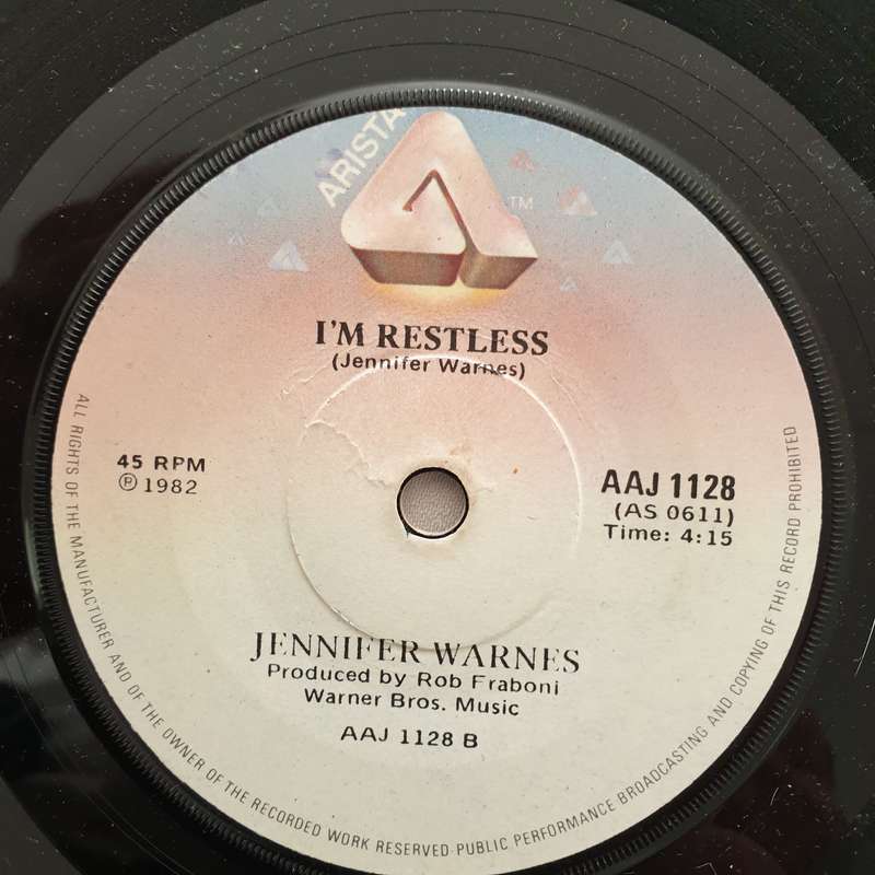 Jennifer Warnes  Could It Be Love - Vinyl 7" Record - Opened  - Very-Good Quality (VG)