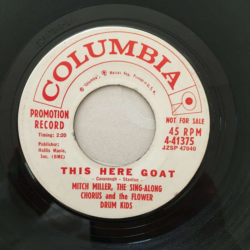 Mitch Miller And His Sing-Along Chorus  Holiday For Lovers - Vinyl 7" Record - Very-Good+ Q...