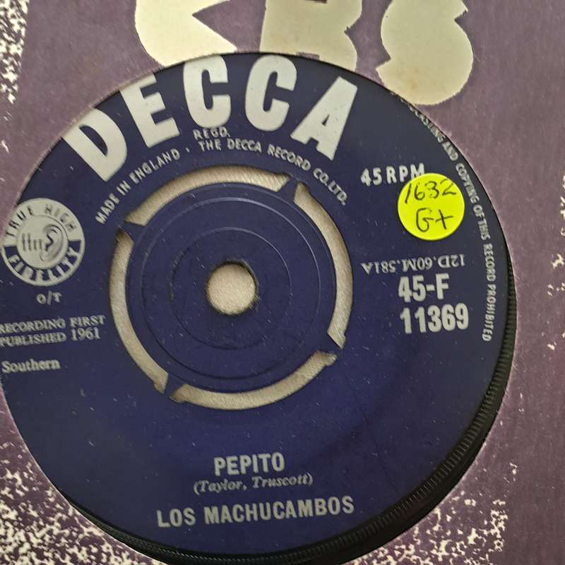 Los Machucambos  Pepito - Vinyl 7" Record - Opened  - Good+ Quality (G+)