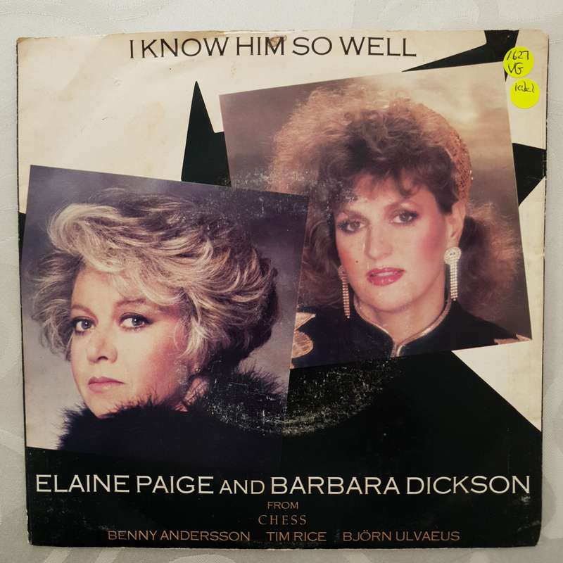 Elaine Paige And Barbara Dickson  I Know Him So Well - Vinyl 7" Record - Opened  - Very-Goo...