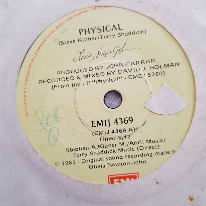Olivia Newton-John  Physical - Vinyl 7" Record - Opened  - Very-Good Quality (VG)