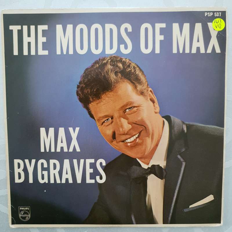 Max Bygraves  The Moods Of Max -Vinyl 7" Record - Opened  - Very-Good Quality (VG)