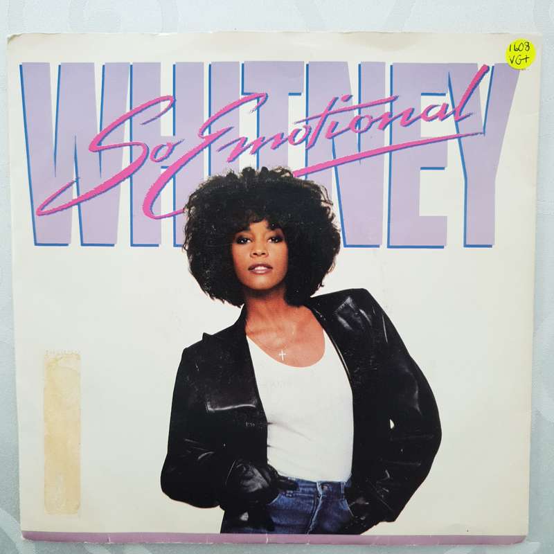 Whitney  So Emotional - Vinyl 7" Record - Very-Good+ Quality (VG+)