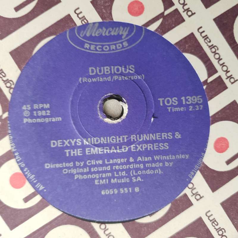Dexys Midnight Runners & The Emerald Express  Come On Eileen -Vinyl 7" Record - Opened  - V...