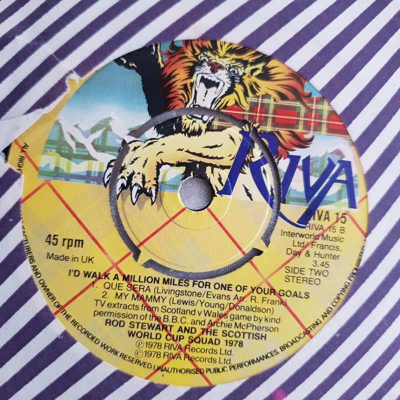 Rod Stewart  Ole Ola - Vinyl 7" Record - Very-Good+ Quality (VG+)