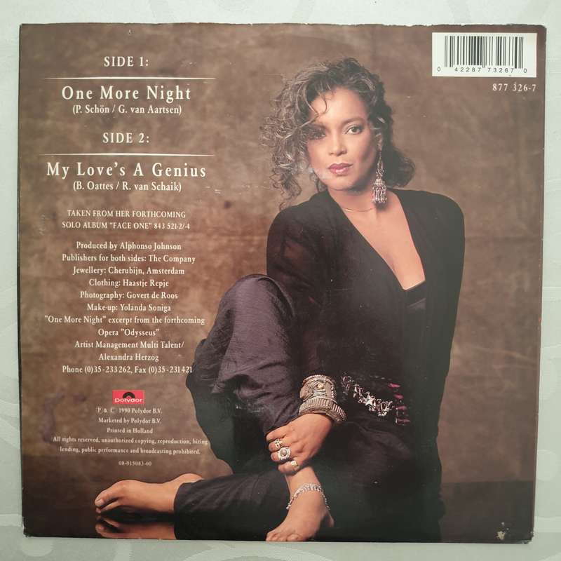 Mildred Douglas  One More Night - Vinyl 7" Record - Very-Good+ Quality (VG+)