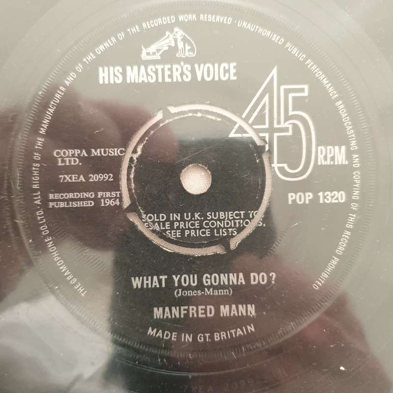 Manfred Mann  Do Wah Diddy Diddy - Vinyl 7" Record - Opened  - Very-Good Quality (VG)