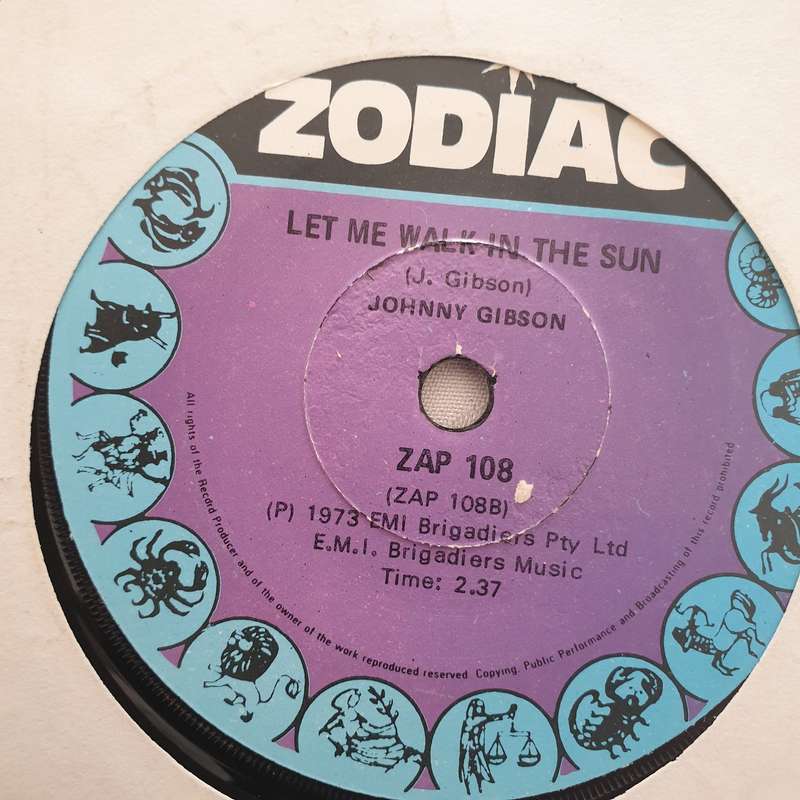 Johnny Gibson  Lonely Lisa - Vinyl 7" Record - Very-Good+ Quality (VG+)