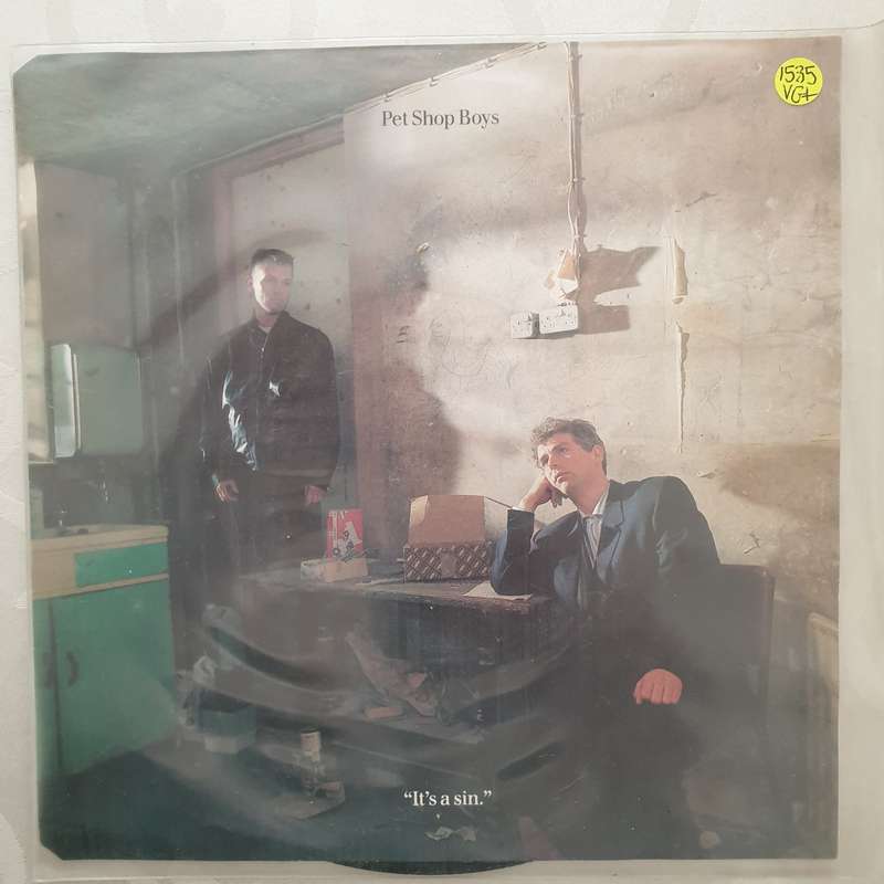 Pet Shop Boys  It's A Sin - Vinyl 7" Record - Very-Good+ Quality (VG+)
