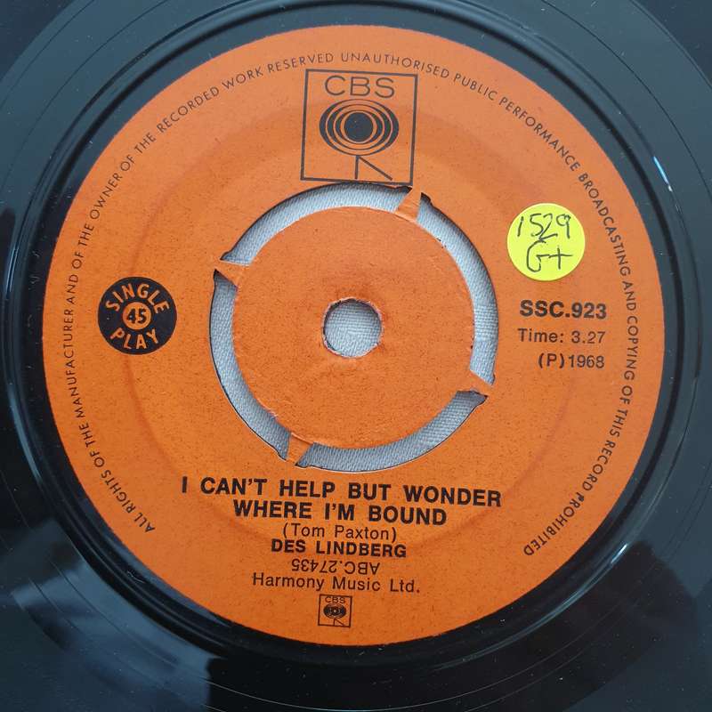 Des & Dawn Lindberg  The Unicorn - Vinyl 7" Record - Good+ Quality (G+)