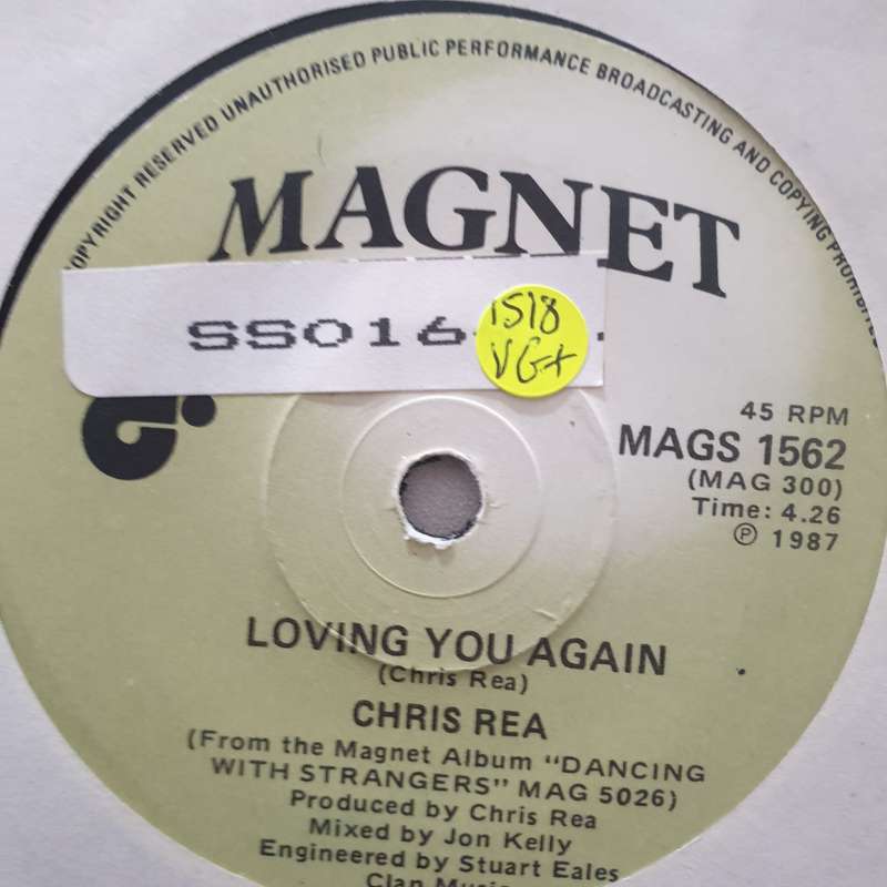 Chris Rea  Loving You Again - Vinyl 7" Record - Very-Good+ Quality (VG+)