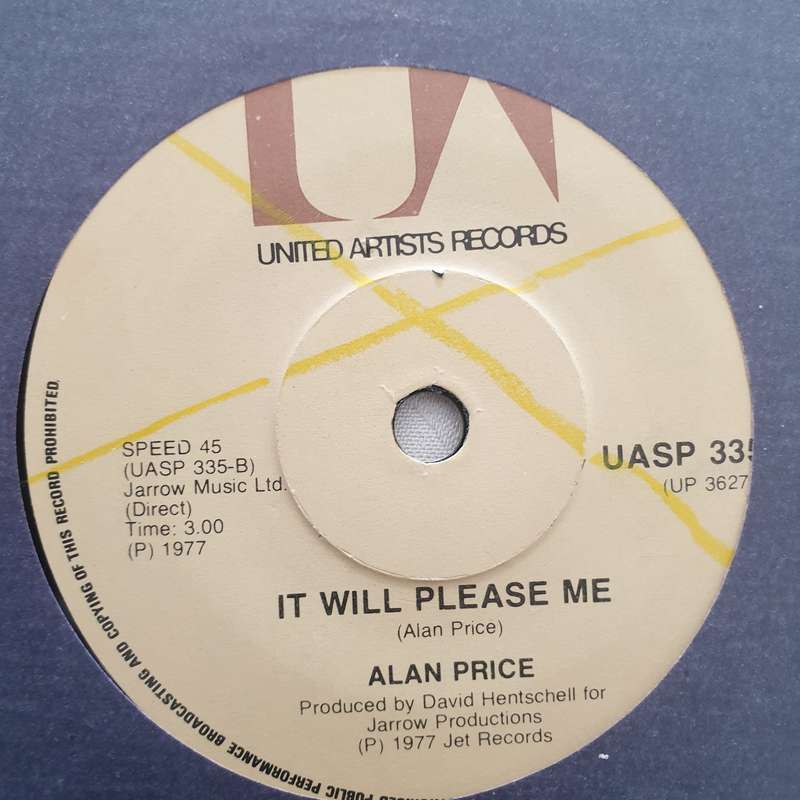 Alan Price  Meet The People - Vinyl 7" Record - Very-Good+ Quality (VG+)