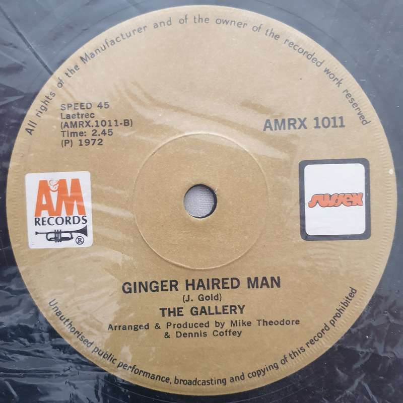 The Gallery  Nice To Be With You - Vinyl 7" Record - Very-Good+ Quality (VG+)