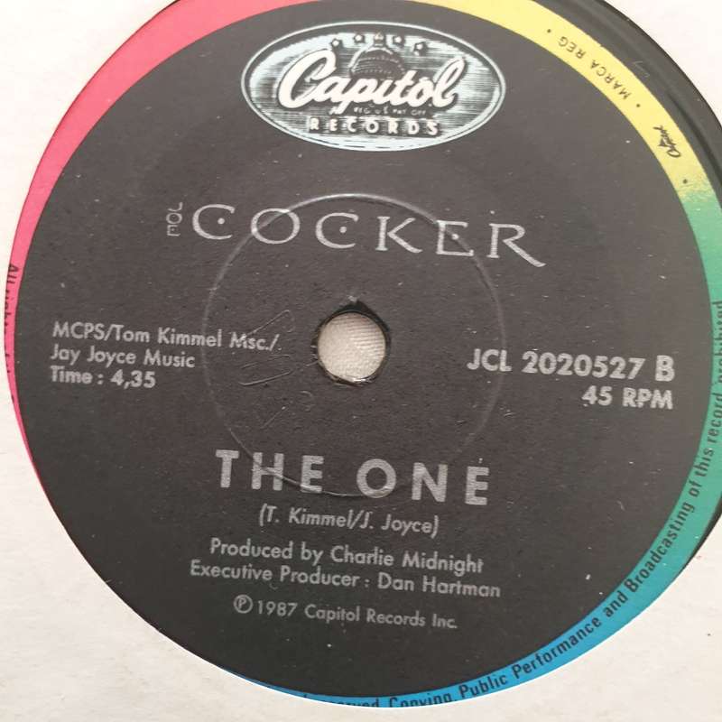 Joe Cocker  Unchain My Heart - Vinyl 7" Record - Very-Good+ Quality (VG+)