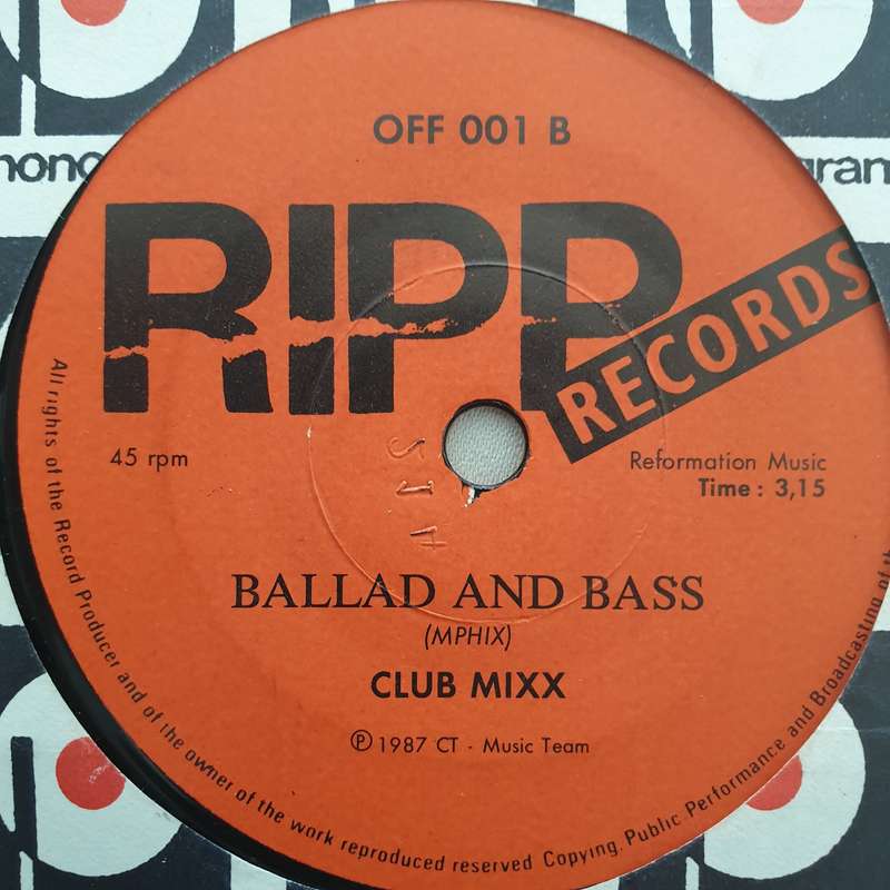 Club Mixx  Through The Barricades - Vinyl 7" Record - Very-Good+ Quality (VG+)
