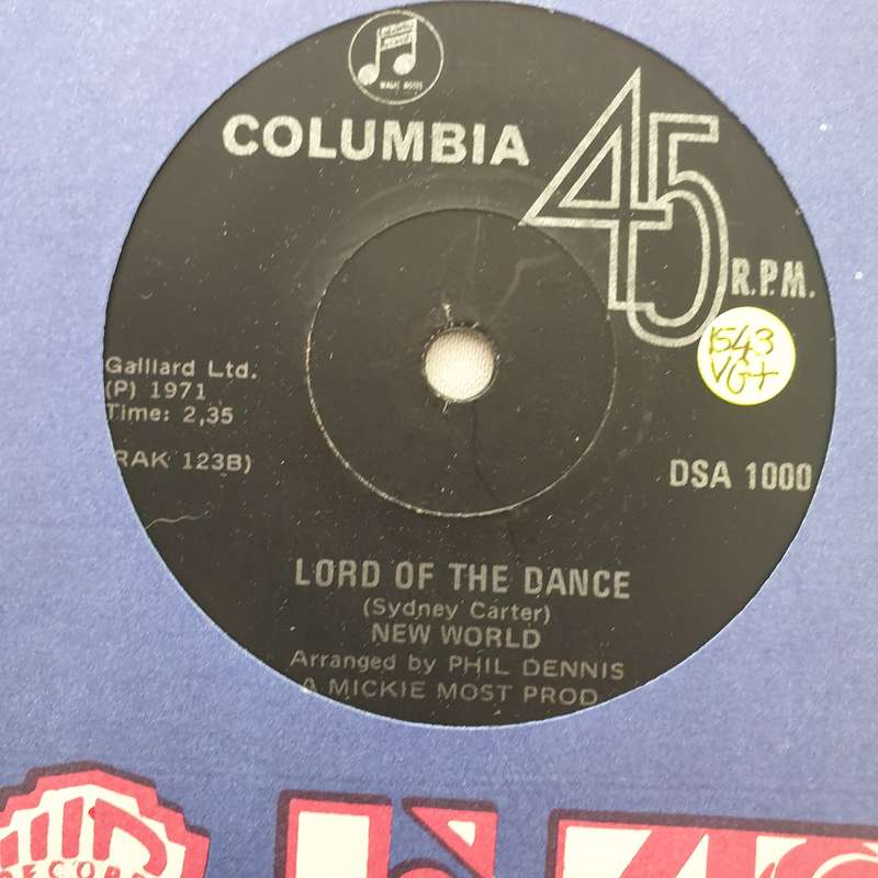 New World  Kara, Kara - Vinyl 7" Record - Very-Good+ Quality (VG+)
