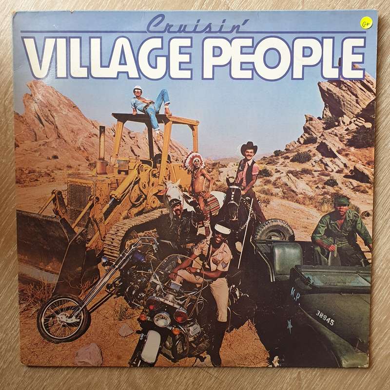Village People  Cruisin'   Vinyl LP Record - Opened  - Good+ Quality (G+)