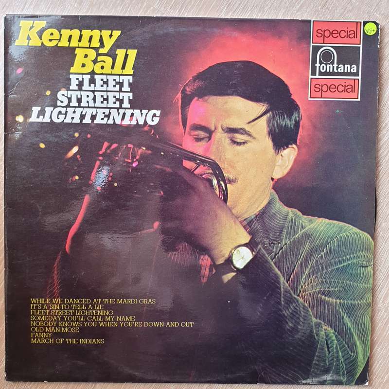 Kenny Ball - Street Fleet Lightening  Vinyl LP Record - Opened  - Very-Good+ Quality (VG+)