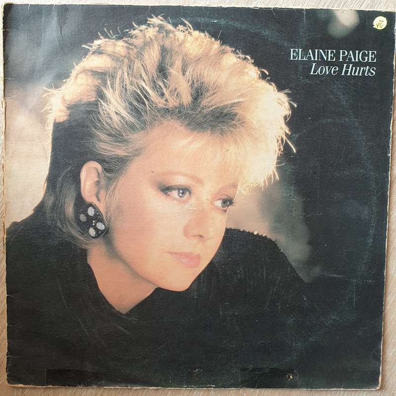 Elaine Paige - Love Hurts - Vinyl LP Record - Very-Good- Quality (VG-)