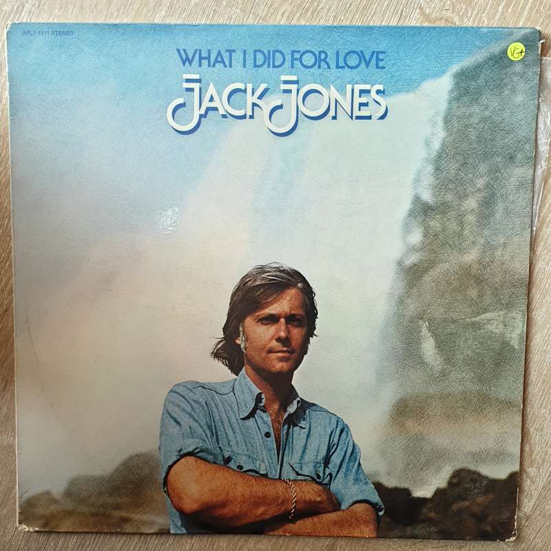 Jack Jones - What I Did For Love -  Vinyl LP Record - Opened  - Very-Good+ Quality (VG+)