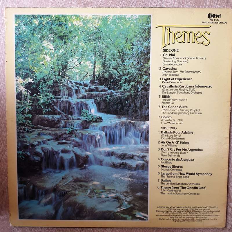 Themes -  K-Tel - Various Artists - Vinyl LP Record - Opened  - Very-Good+ Quality (VG+)