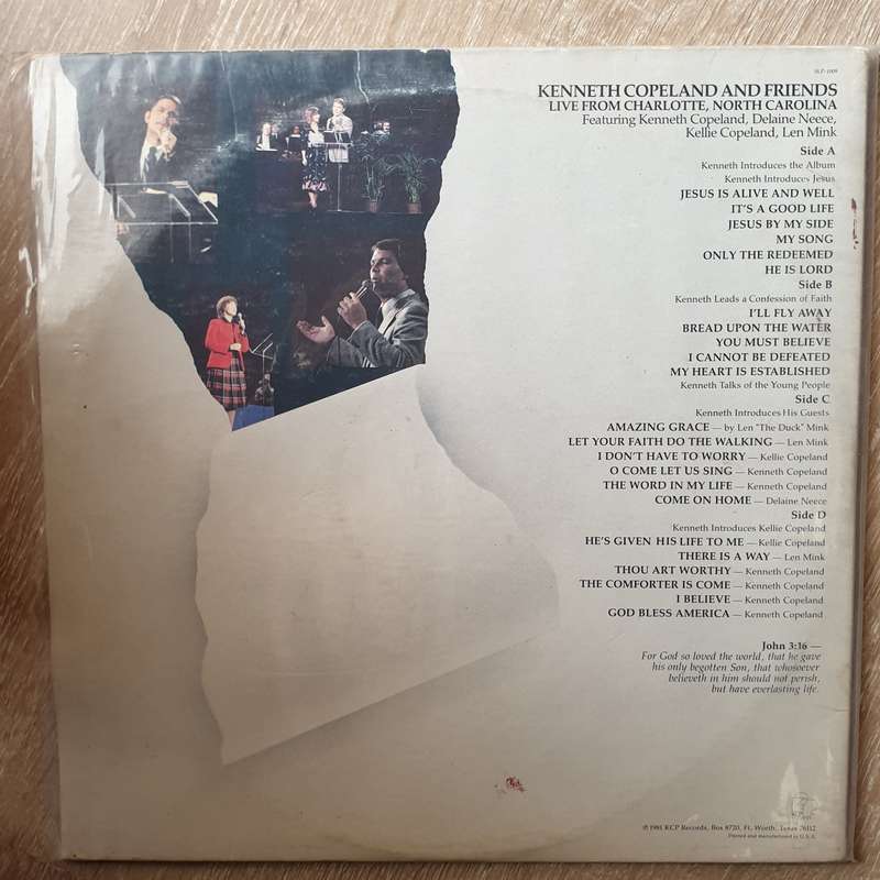 Kenneth Copeland  Kenneth Copeland And Friends Live - Vinyl LP - Opened  - Very-Good Qualit...