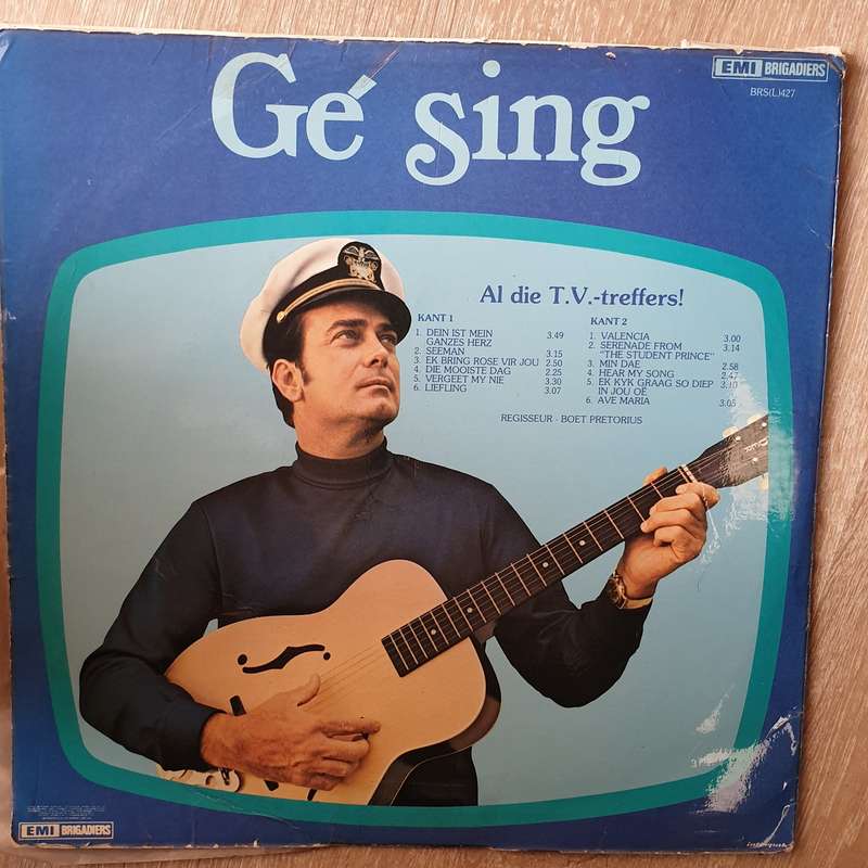 Ge Korsten - Ge Sing Al Die TV Treffers - Vinyl LP - Opened  - Very-Good Quality (VG)