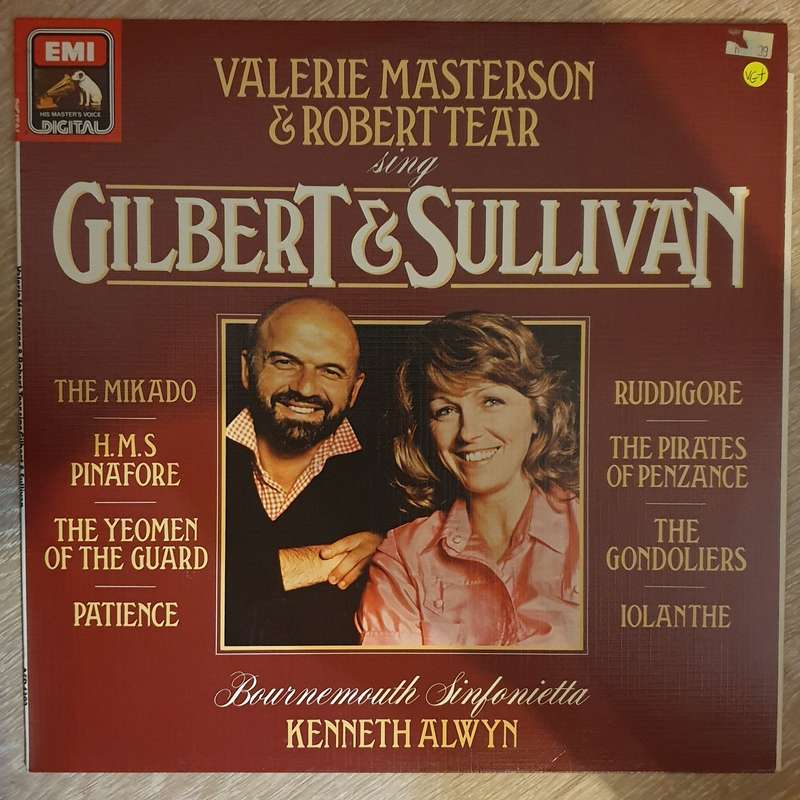 Valerie Masterson & Robert Tear Sing Gilbert & Sullivan - Vinyl LP Record - Very-Good+ Quality...