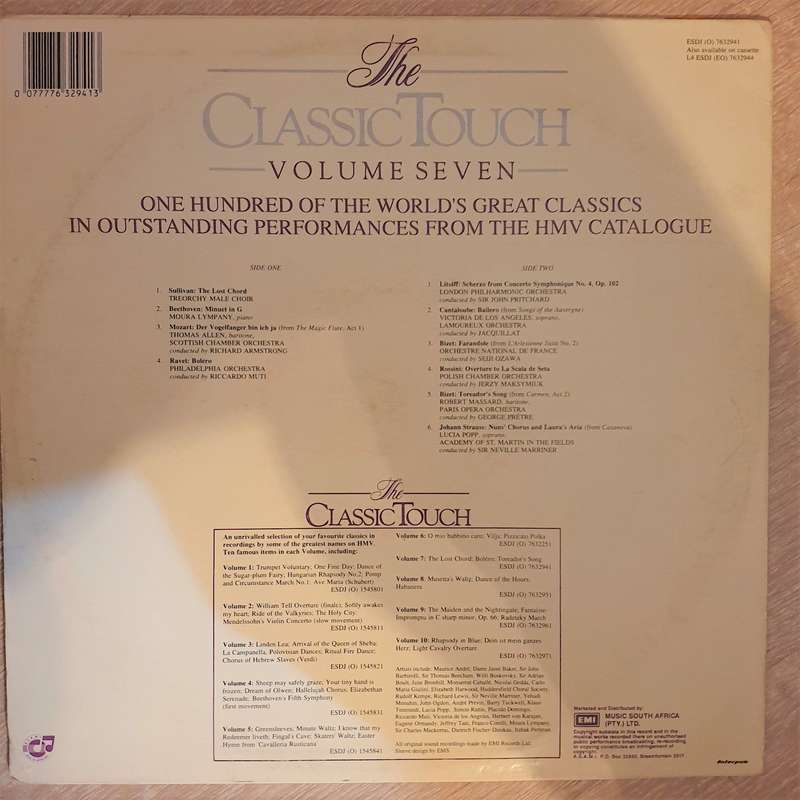 The Classic Touch - Volume Seven -  Vinyl LP Record - Very-Good+ Quality (VG+)