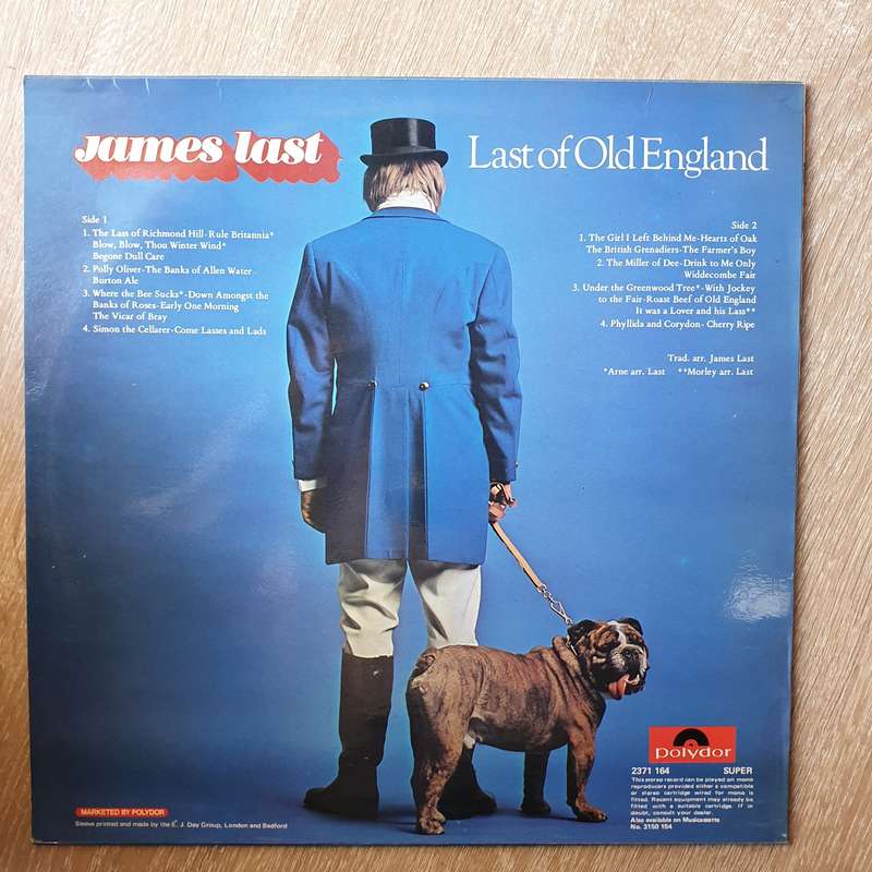 James Last  Last Of Old England - Vinyl LP Record  - Very-Good+ Quality (VG+)
