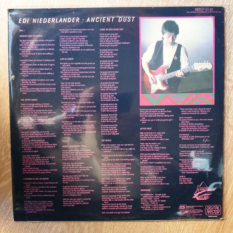 Edi Niederlander  Ancient Dust - Vinyl LP Record - Opened  - Very-Good+ Quality (VG+)