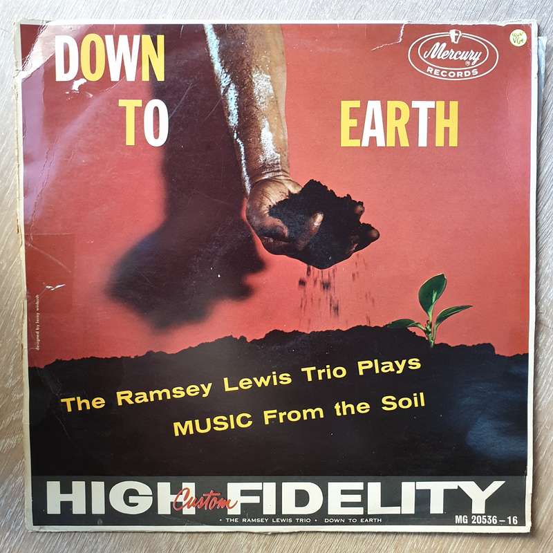 Ramsey Lewis Trio  Down To Earth - Vinyl LP Record - Very-Good+ Quality (VG+)