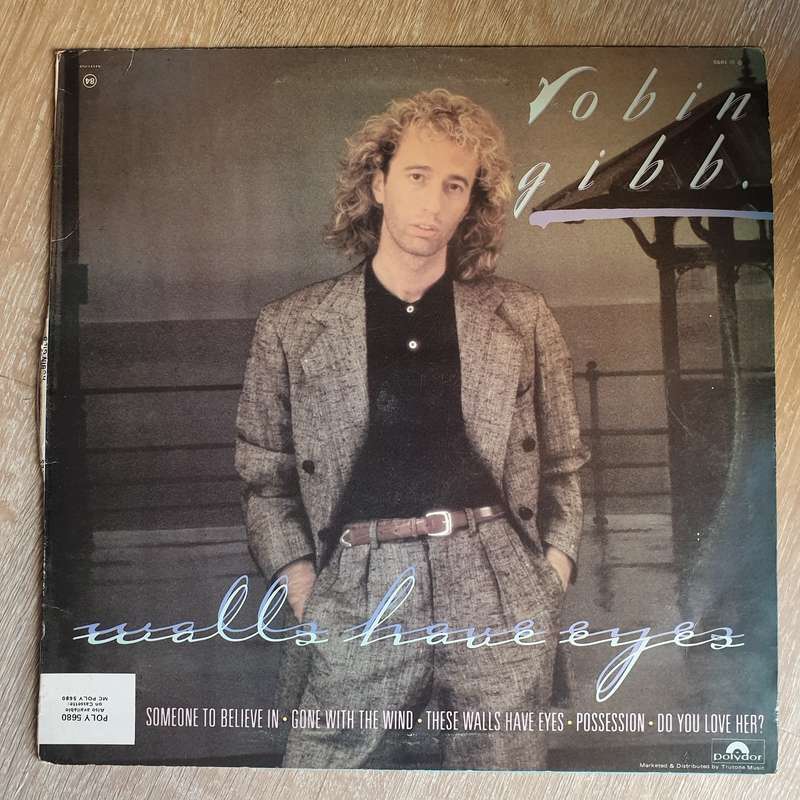 Robin Gibb  Walls Have Eyes - Vinyl LP Record - Very-Good+ Quality (VG+)